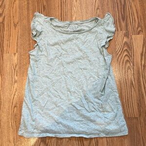 Small LOFT sea foam green soft sleeveless shirt.